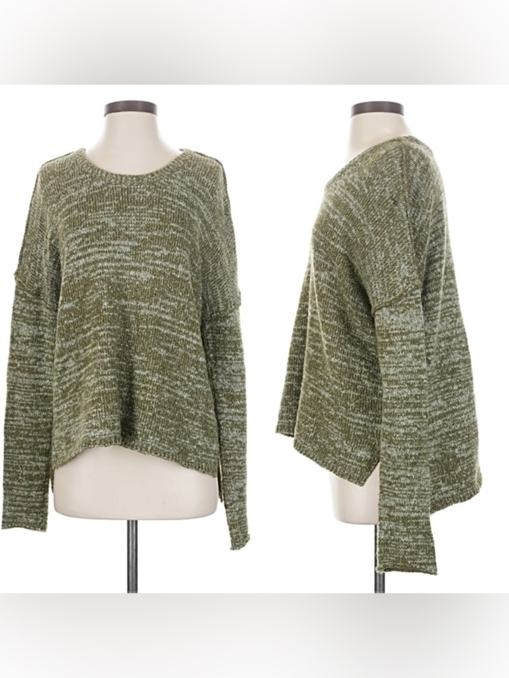 BDG Olive Green Relaxed Fit Light Sweater Women’s Size Small
